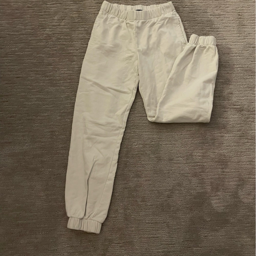 Brandy Melville Cream Sweatpants!!